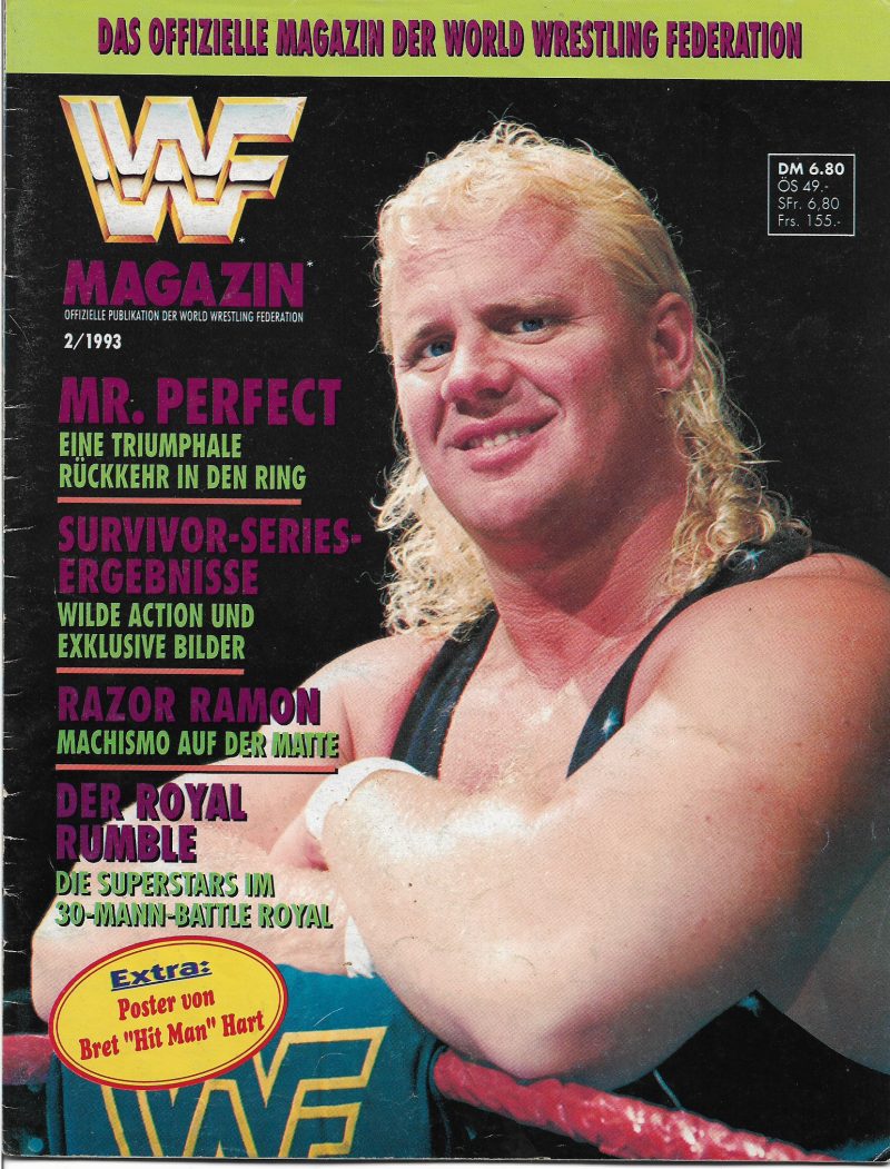 WWF Magazin Februar 1993 Original Cover