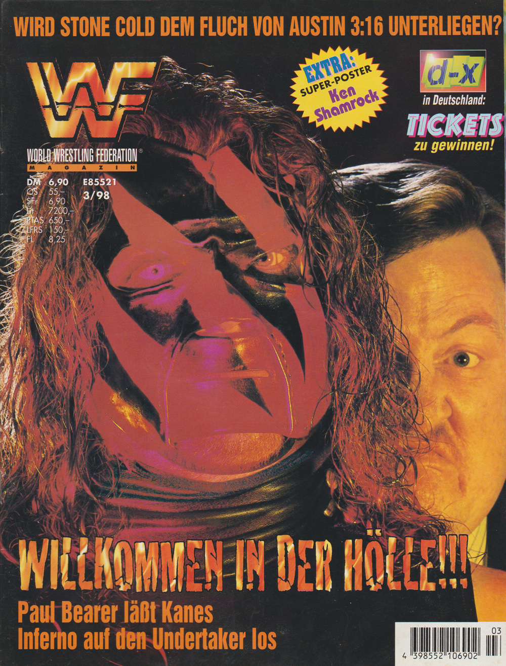 wrestling magazin märz 1998 kane
