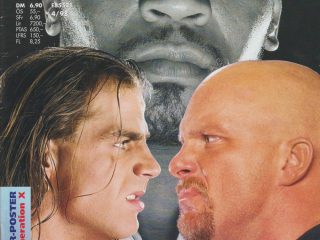 wrestling magazin april 1998 mit steve austin, mike tyson und shawn michaels