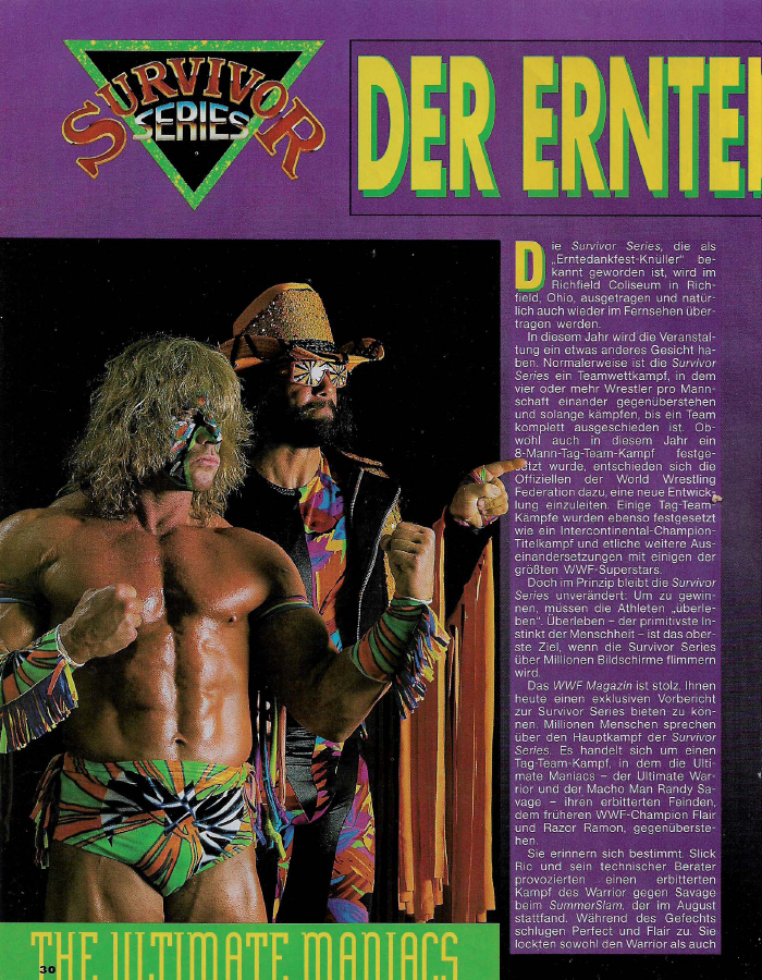 wwf survivor series 1992