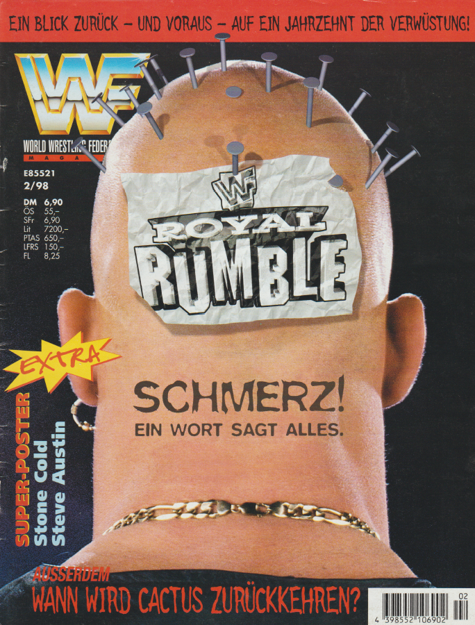 wwf magazin februar 1998 mit steve austin